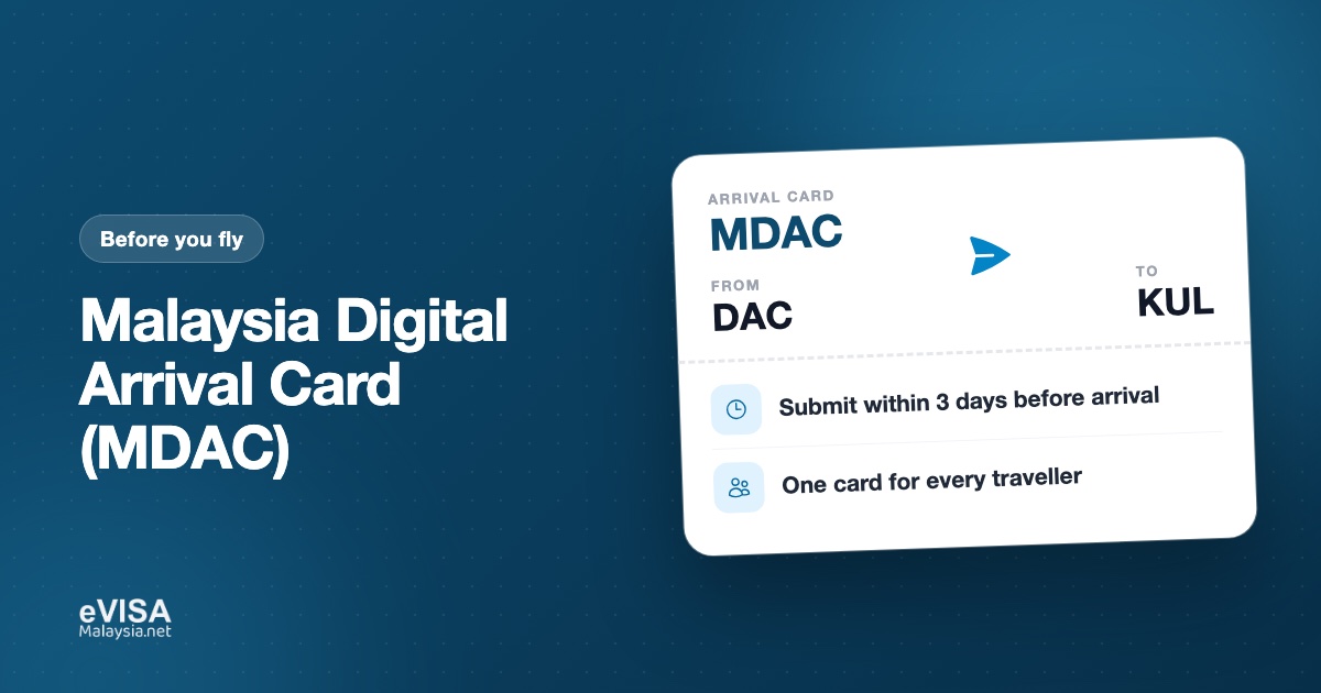 Malaysia Digital Arrival Card (MDAC): Who Needs It and How to Fill It In